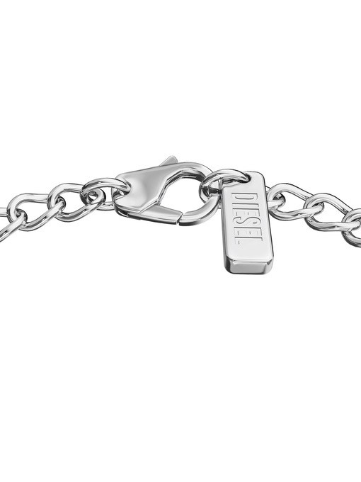 Diesel D Logo Silver Bracelet DX1690040 Diesel D Logo Silver Bracelet DX1690040