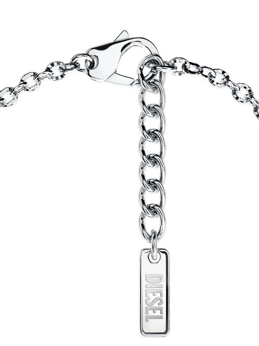 Diesel D Logo Silver Bracelet DX1691040