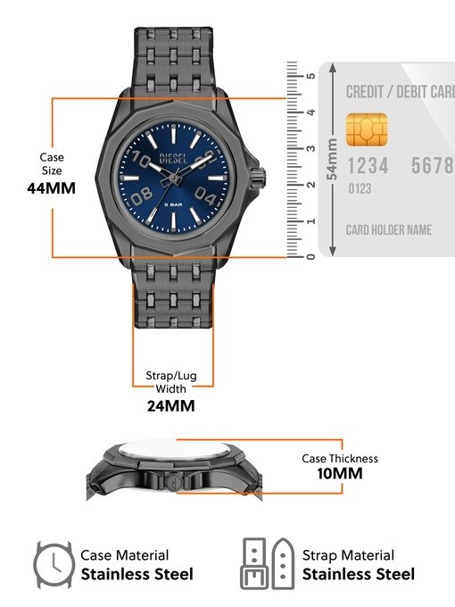 Diesel Stinger Gunmetal Watch DZ2238 Diesel Stinger Gunmetal Watch DZ2238