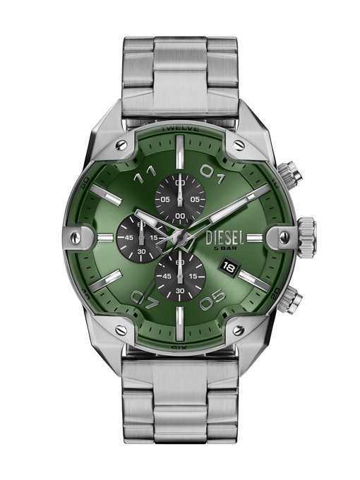 Diesel Spiked Silver Watch DZ4712 Diesel Spiked Silver Watch DZ4712
