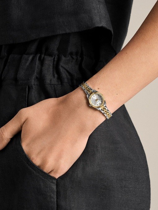 Scarlette Mini Three-Hand Two-Tone Stainless Steel Watch