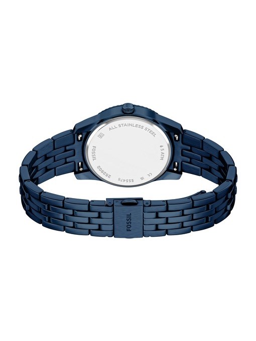Scarlette Three-Hand Navy Stainless Steel Watch