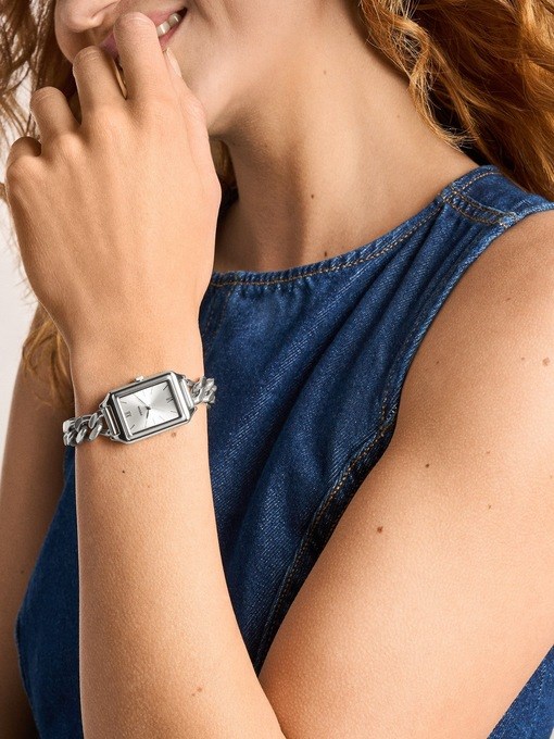 Raquel Three-Hand Stainless Steel Watch Raquel Three-Hand Stainless Steel Watch