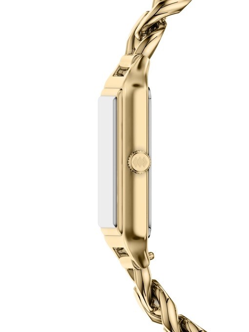 Raquel Three-Hand Gold-Tone Stainless Steel Watch Raquel Three-Hand Gold-Tone Stainless Steel Watch