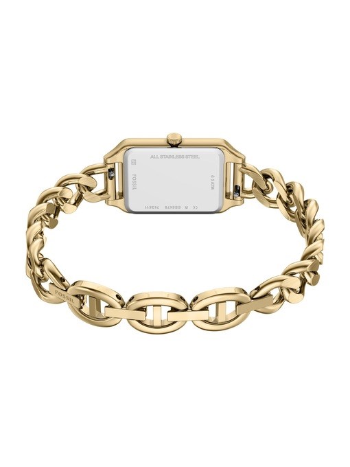 Raquel Three-Hand Gold-Tone Stainless Steel Watch Raquel Three-Hand Gold-Tone Stainless Steel Watch