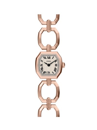 Harlow Mini Two-Hand Rose Gold-Tone Stainless Steel Watch