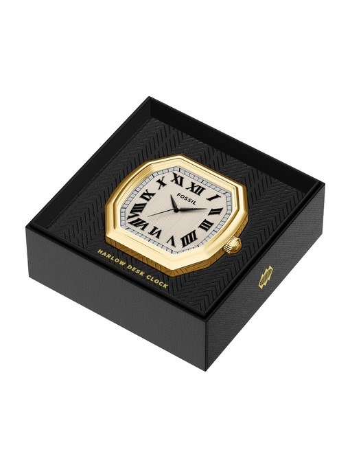 Harlow Three-Hand Gold-Tone Desk Clock Harlow Three-Hand Gold-Tone Desk Clock