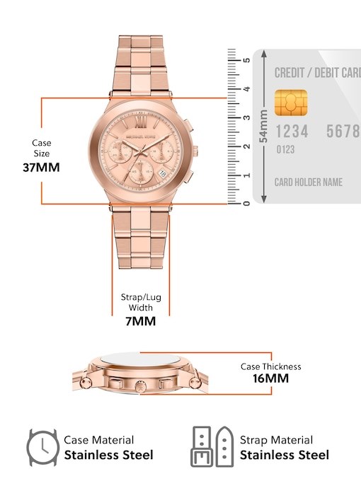 Michael Kors Billie Rose Gold Watch MK7604 Michael Kors Billie Rose Gold Watch MK7604