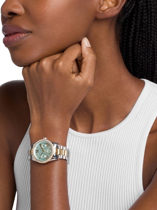 Michael Kors Lexington Two Tone Watch MK7609