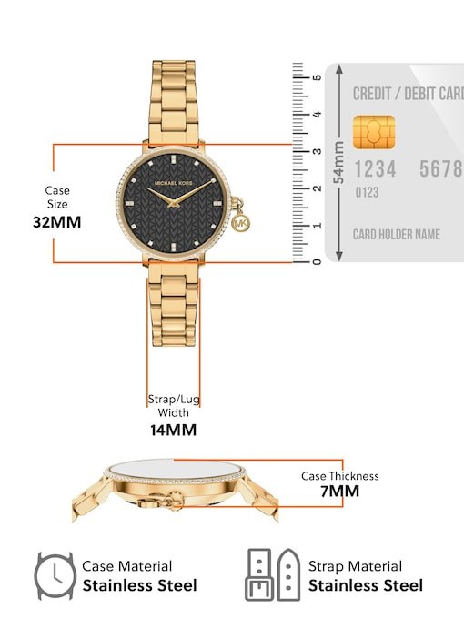 Michael Kors Pyper Gold Watch MK7616 Michael Kors Pyper Gold Watch MK7616
