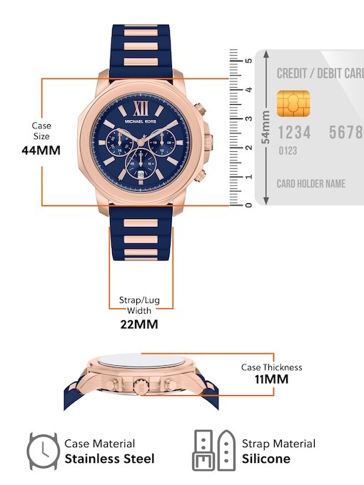Michael Kors Prescott Blue Watch MK9261