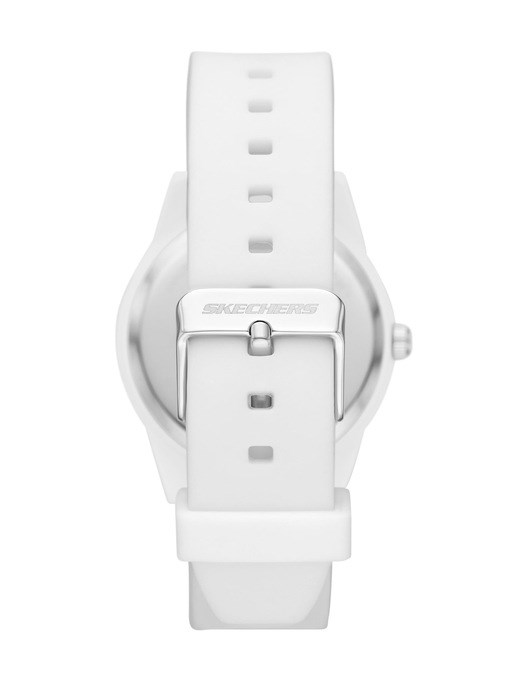 Skechers Sets Three Hand White Silicone Watch Skechers Sets Three Hand White Silicone Watch