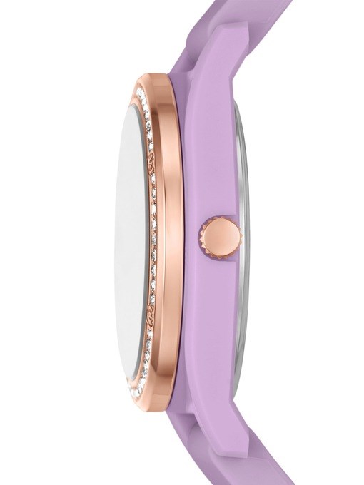 Skechers Evalyn Three Hand Purple Silicone Watch Skechers Evalyn Three Hand Purple Silicone Watch
