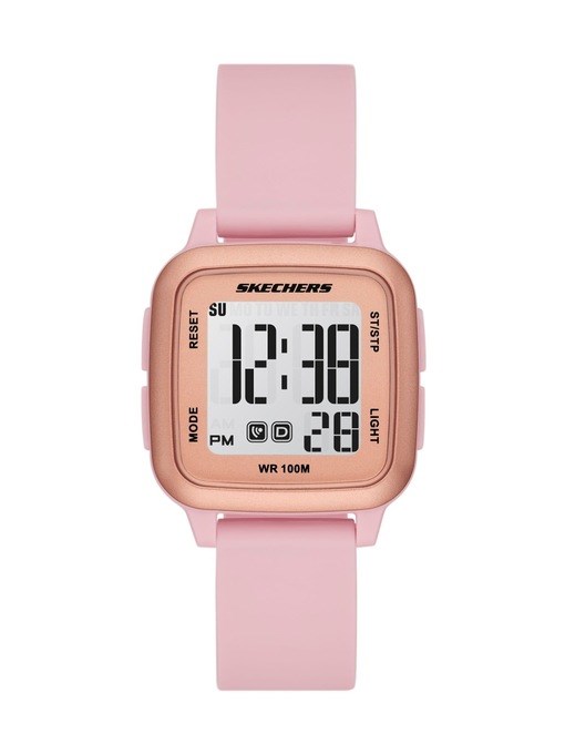 Skechers Holmby Digital Blush Silicone Watch