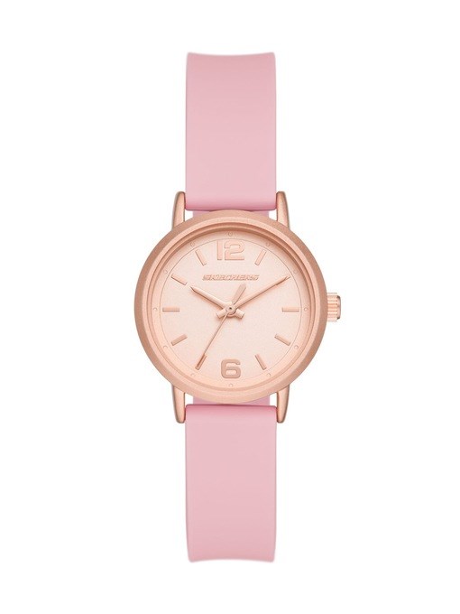Skechers Ardmore Three Hand Blush Silicone Watch Skechers Ardmore Three Hand Blush Silicone Watch