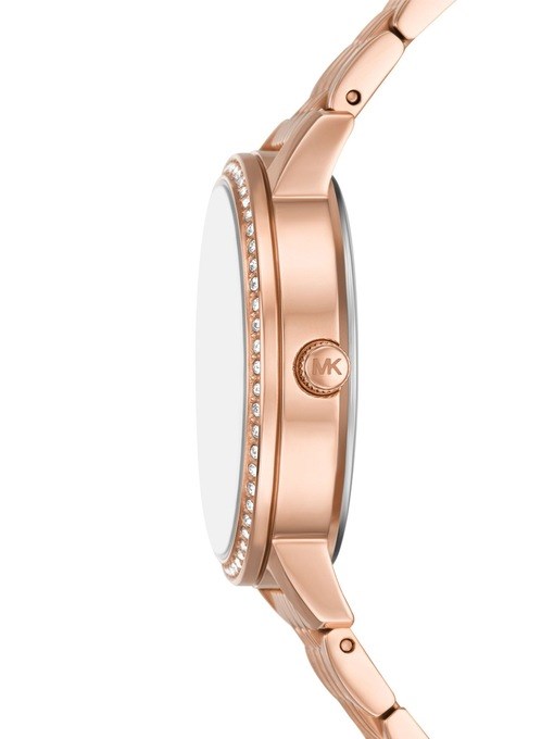 Michael Kors Multifunction Rose Gold-Tone Stainless Steel Watch Michael Kors Multifunction Rose Gold-Tone Stainless Steel Watch