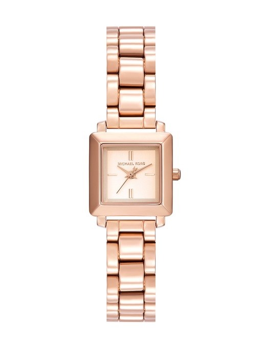 Michael Kors Gwynn Three-Hand Rose Gold-Tone Stainless Steel Watch