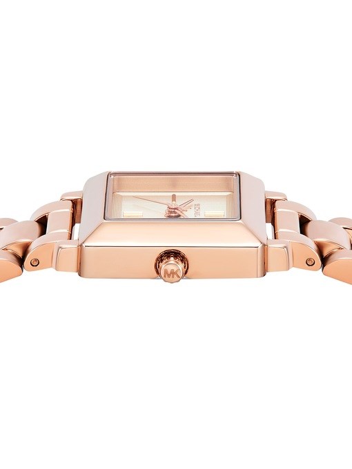 Michael Kors Gwynn Three-Hand Rose Gold-Tone Stainless Steel Watch