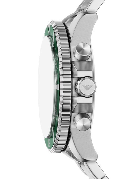 Emporio Armani World Explorer Solar-Powered Chronograph Stainless Steel Watch Emporio Armani World Explorer Solar-Powered Chronograph Stainless Steel Watch