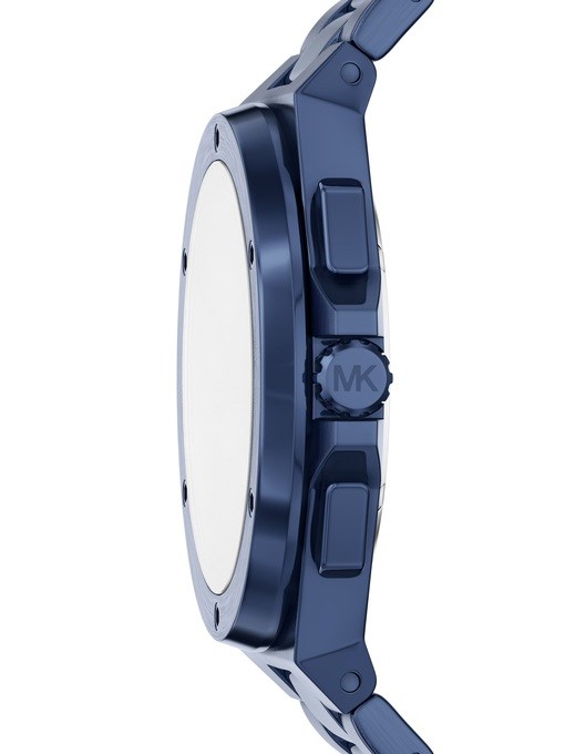 Michael Kors Lennox Chronograph Blue Stainless Steel Watch Michael Kors Lennox Chronograph Blue Stainless Steel Watch