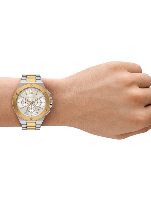 Michael Kors Lennox Chronograph Two-Tone Stainless Steel Watch Michael Kors Lennox Chronograph Two-Tone Stainless Steel Watch