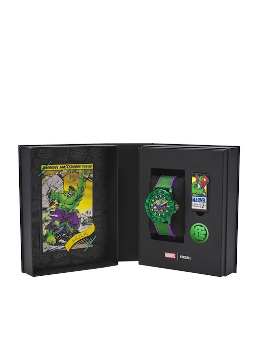 Marvel x Fossil Limited-Edition Incredible Hulk Automatic Watch Marvel x Fossil Limited-Edition Incredible Hulk Automatic Watch