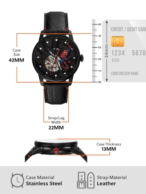 Marvel x Fossil Limited-Edition Spider-Man Automatic Watch Marvel x Fossil Limited-Edition Spider-Man Automatic Watch