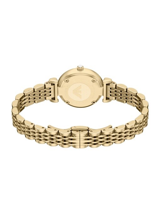 Emporio Armani Two-Hand Gold-Tone Stainless Steel Watch Emporio Armani Two-Hand Gold-Tone Stainless Steel Watch