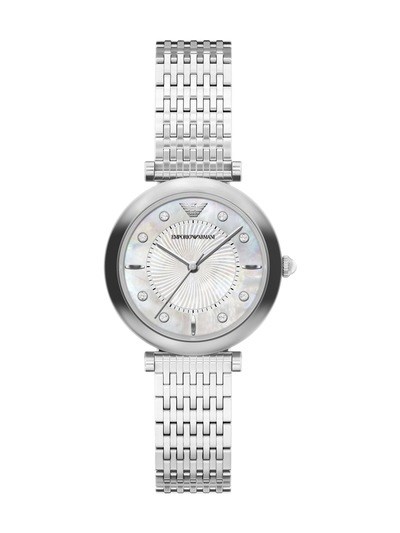 Emporio Armani Archelia Three-Hand Stainless Steel Watch