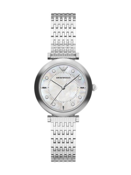 Emporio Armani Archelia Three-Hand Stainless Steel Watch