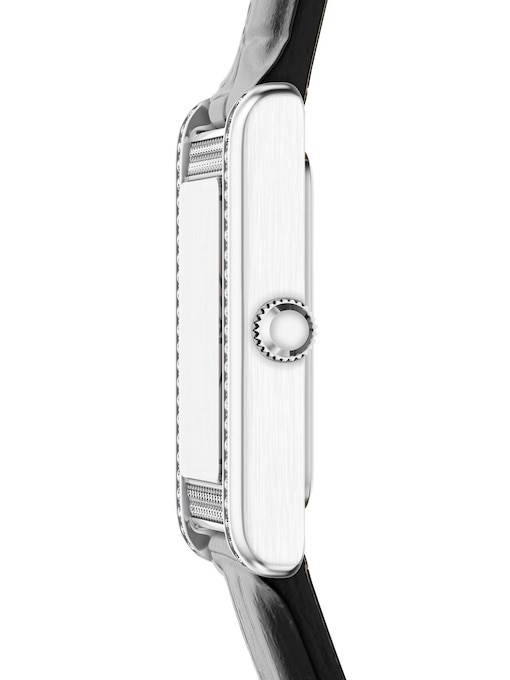 Emporio Armani Two-Hand Black Leather Watch Emporio Armani Two-Hand Black Leather Watch