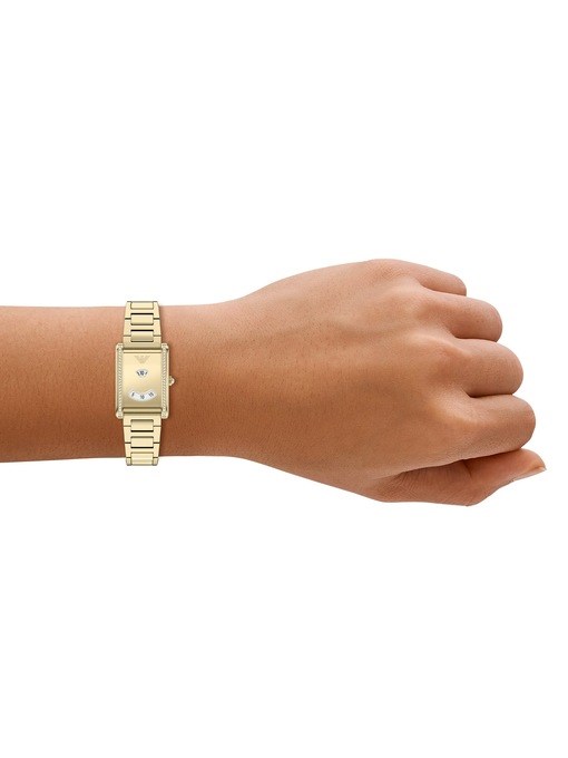 Emporio Armani Two-Hand Gold-Tone Stainless Steel Watch Emporio Armani Two-Hand Gold-Tone Stainless Steel Watch
