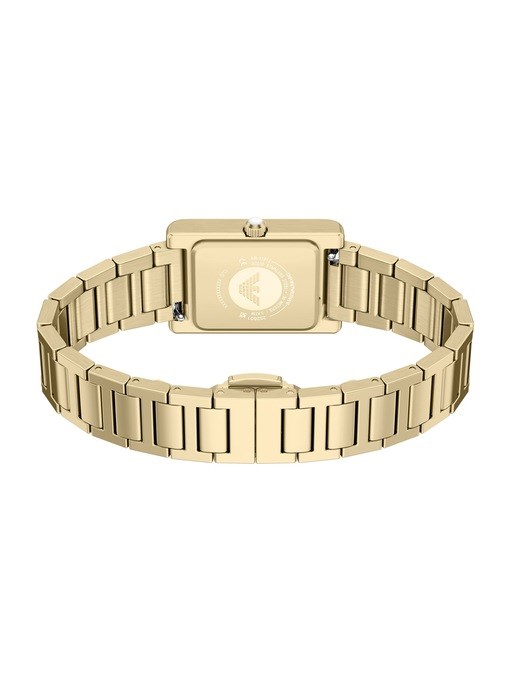 Emporio Armani Two-Hand Gold-Tone Stainless Steel Watch Emporio Armani Two-Hand Gold-Tone Stainless Steel Watch
