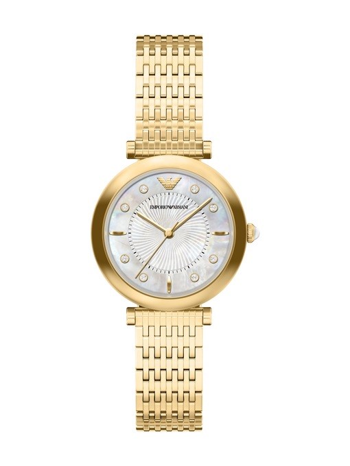 Emporio Armani Archelia Three-Hand Stainless Steel Watch