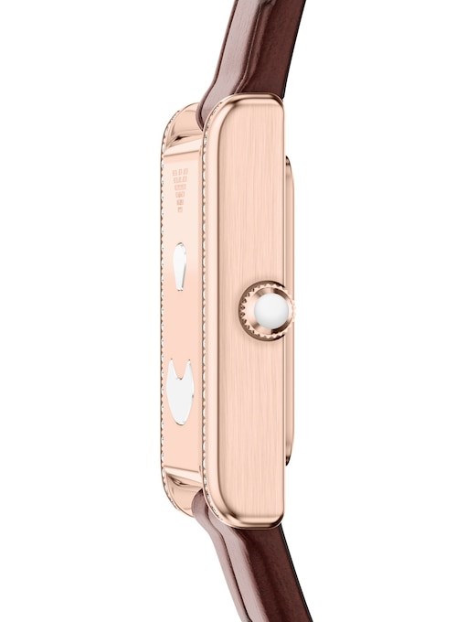 Emporio Armani Two-Hand Brown Leather Watch Emporio Armani Two-Hand Brown Leather Watch
