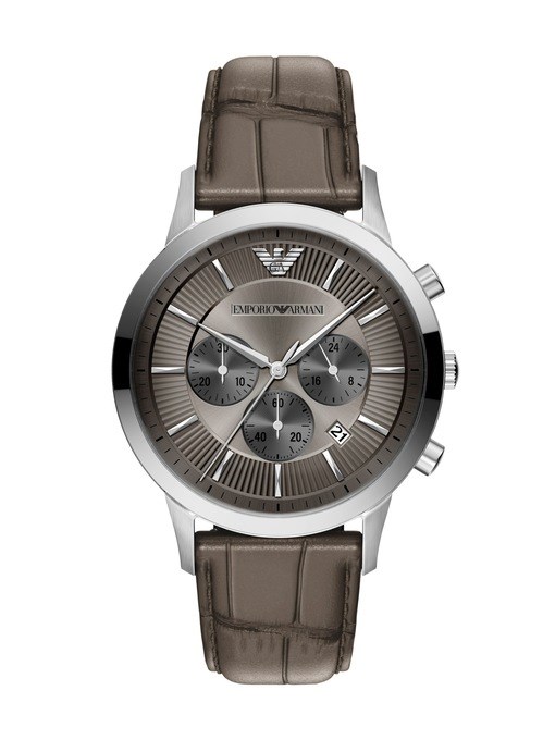 Emporio Armani Archetipo Automatic Brown Leather Watch
