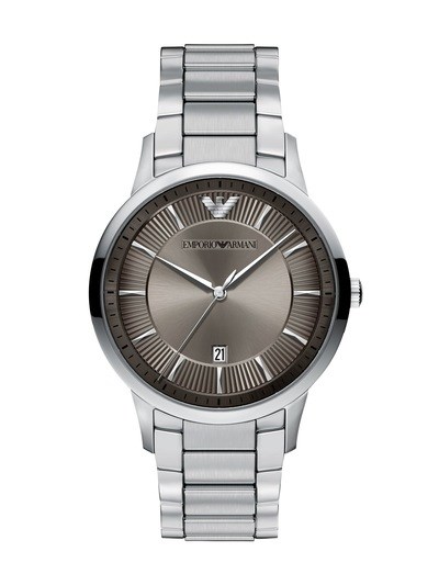 Emporio Armani Archetipo Three-Hand Date Stainless Steel Watch