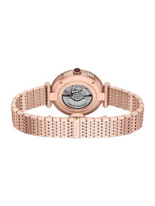 Emporio Armani Archelia Automatic Rose Gold-Tone Stainless Steel Watch