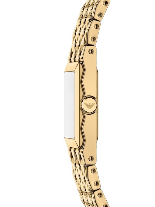 Emporio Armani Two-Hand Gold-Tone Stainless Steel Watch
