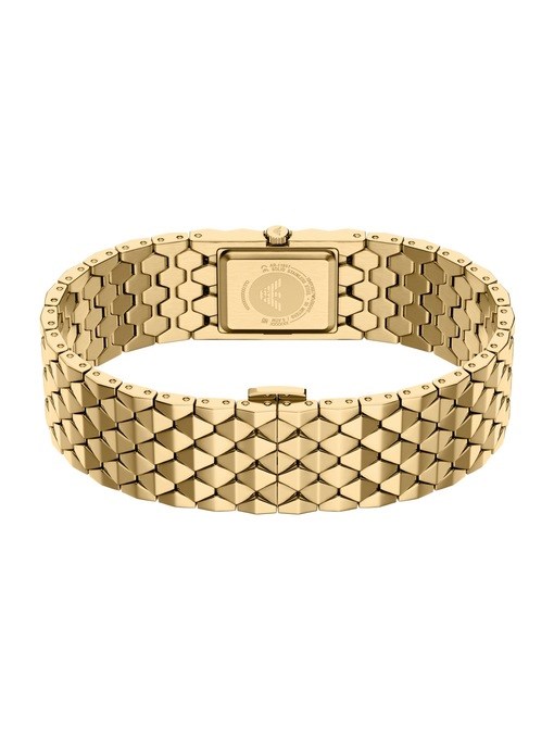 Emporio Armani Two-Hand Gold-Tone Stainless Steel Watch