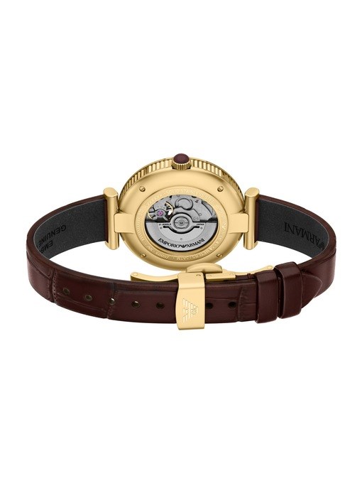 Emporio Armani Archelia Automatic Burgundy Leather Watch Emporio Armani Archelia Automatic Burgundy Leather Watch