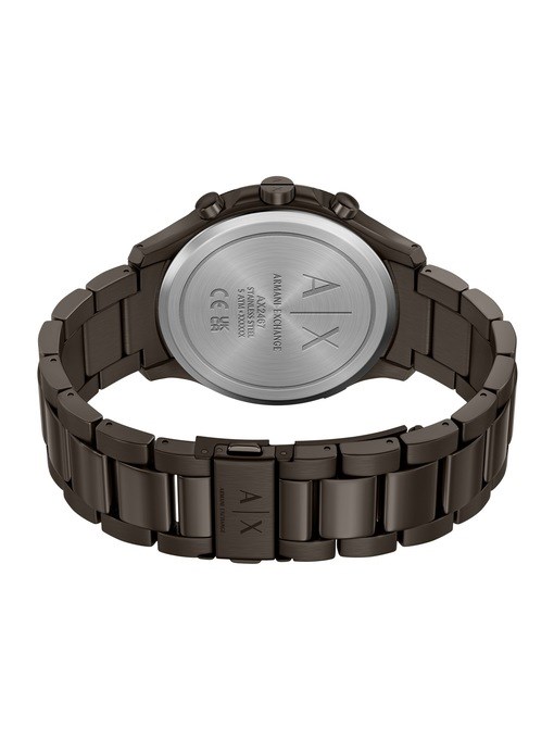 Armani Exchange Chronograph Brown Stainless Steel Watch Armani Exchange Chronograph Brown Stainless Steel Watch