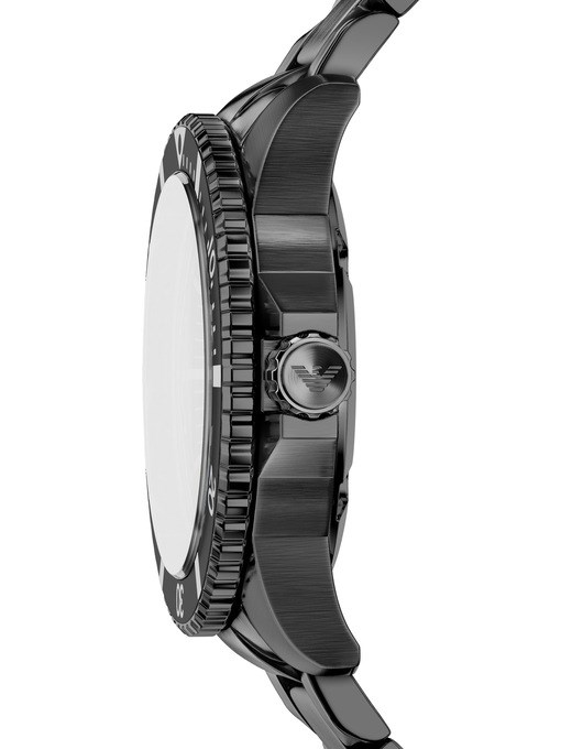 Emporio Armani World Explorer Three-Hand Stainless Steel Watch Emporio Armani World Explorer Three-Hand Stainless Steel Watch