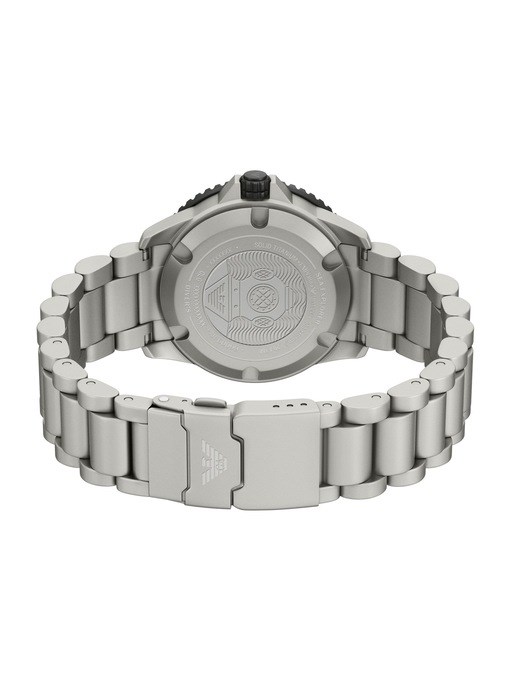 Emporio Armani Sea Explorer Automatic Three-Hand Date Titanium Watch Emporio Armani Sea Explorer Automatic Three-Hand Date Titanium Watch