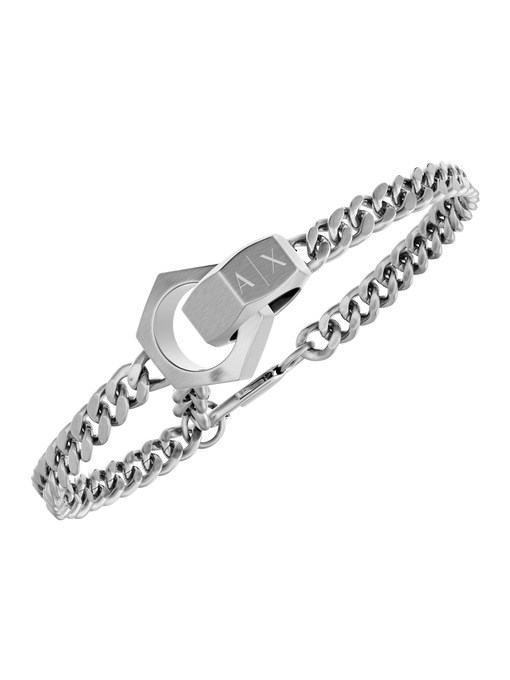 Armani Exchange Stainless Steel ID Bracelet Armani Exchange Stainless Steel ID Bracelet
