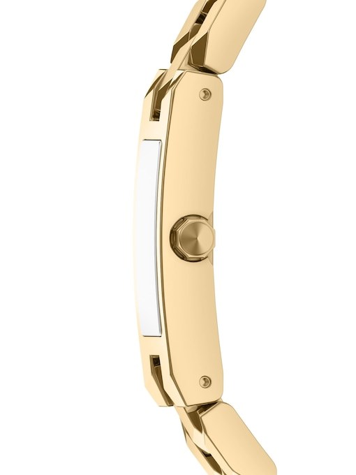 Armani Exchange Two-Hand Gold-Tone Stainless Steel Watch Armani Exchange Two-Hand Gold-Tone Stainless Steel Watch