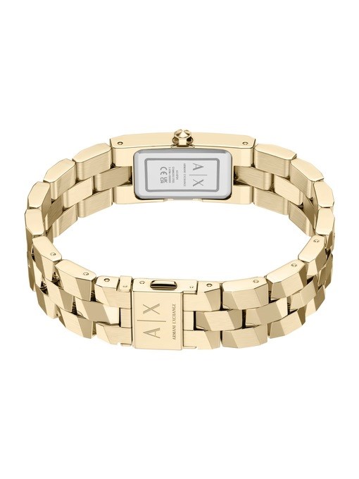 Armani Exchange Two-Hand Gold-Tone Stainless Steel Watch Armani Exchange Two-Hand Gold-Tone Stainless Steel Watch
