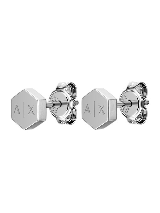 Armani Exchange Stainless Steel Stud Earrings