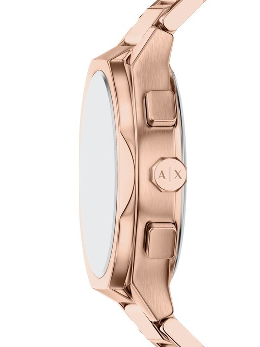 Armani Exchange Sync Chronograph Rose Gold-Tone Stainless Steel Watch Armani Exchange Sync Chronograph Rose Gold-Tone Stainless Steel Watch