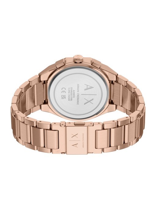 Armani Exchange Sync Chronograph Rose Gold-Tone Stainless Steel Watch Armani Exchange Sync Chronograph Rose Gold-Tone Stainless Steel Watch